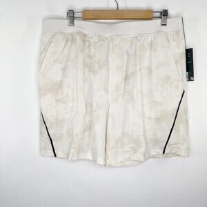 VRST Cream Tan Printed Stealth 7" Lined Shorts Mens Training Active Size XL